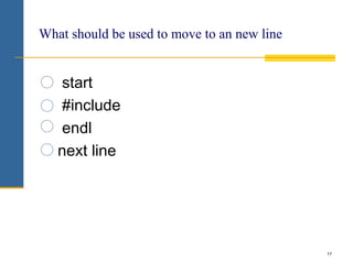 Beginner C++ easy slide and simple definition with questions | PPT