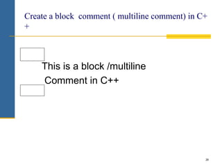 Beginner C++ easy slide and simple definition with questions | PPT
