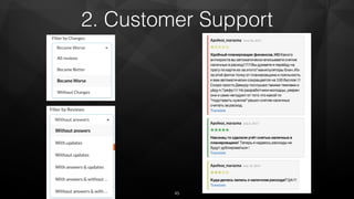 2. Customer Support
45
 
