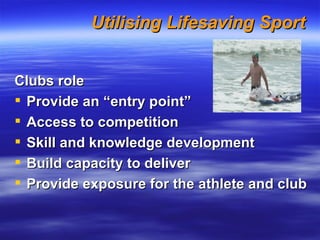 Positioning of Lifesaving Sport | PPS