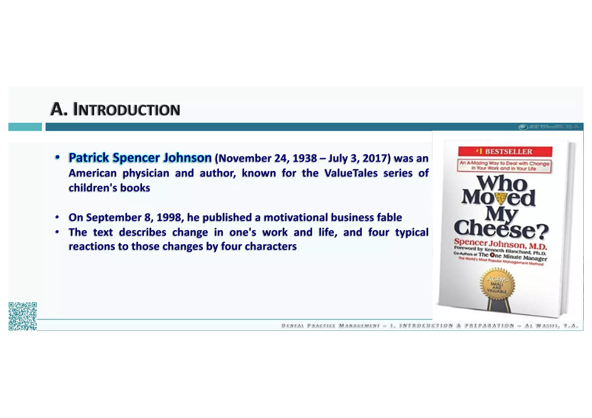 Dental Practice Management - 01.introduction & preparation / 2019