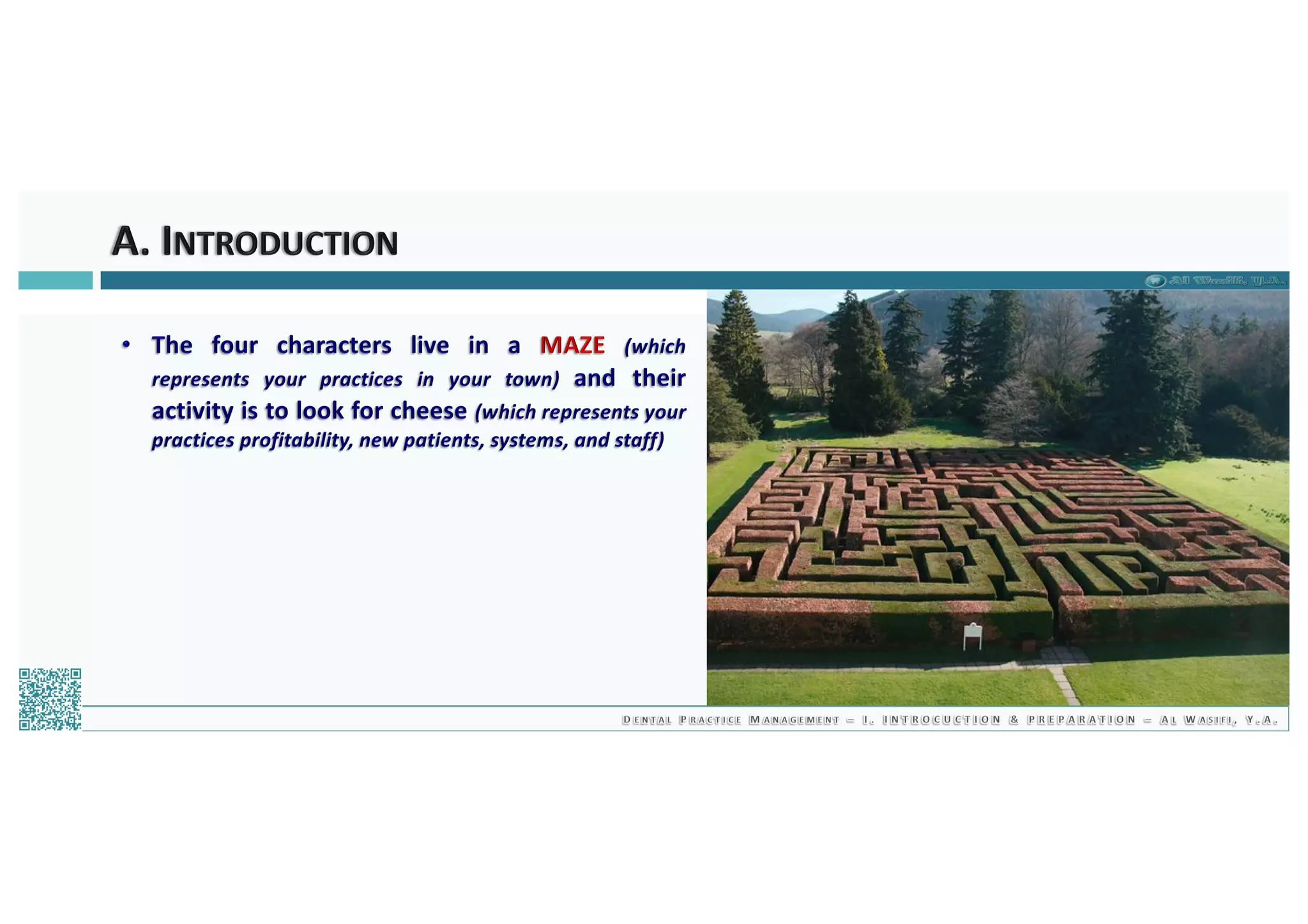 Dental Practice Management - 01.introduction & preparation / 2019