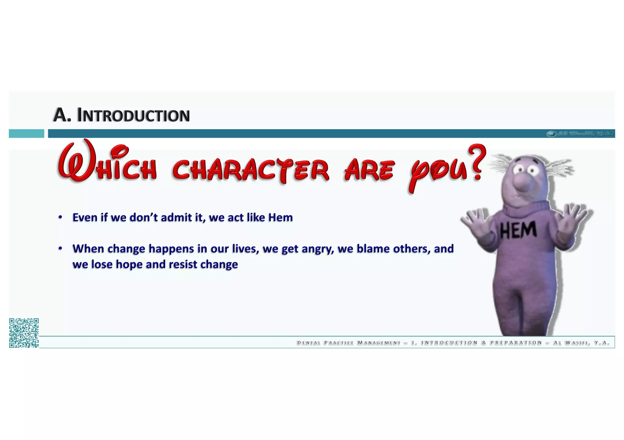 Dental Practice Management - 01.introduction & preparation / 2019