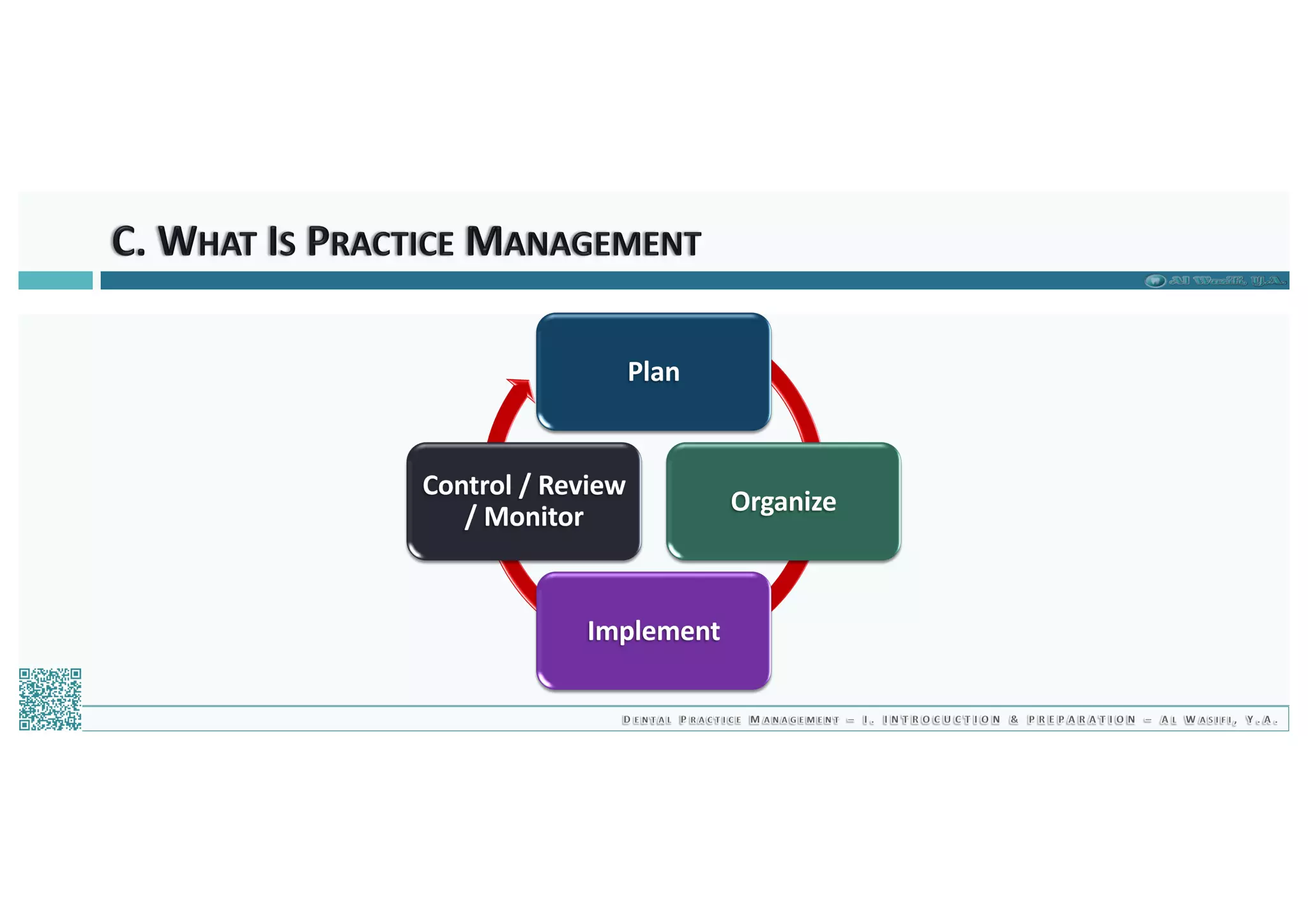 Dental Practice Management - 01.introduction & preparation / 2019