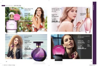 БУРЕМНИЙ
ШЛЯХ
50 51
#НАВАЖСЯ ЖИТИ
НА ПОВНУ
299,00 грн
Парфумна вода
Far Away Rebel
СХІДНО-КВІТКОВИЙ
АРОМАТ
чорносмородиновий
лікер, квіти апельсина,
солона карамель
50 мл 55702
500,00 грн
ЩАСТЯ БУТИ
ЖІНКОЮ!
249,00 грн
Парфумна вода
Avon Viva la Vita
ФРУКТОВО-КВІТКОВИЙ
АРОМАТ
соковите яблуко,
мімоза, сандал
50 мл 51609
400,00 грн
ВИШУКАНІСТЬ.
ЧУТТЄВІСТЬ.
ШАРМ.
249,00 грн
Парфумна вода
Treselle
КВІТКОВИЙ АРОМАТ
лотос, орхідея,
туберантія
50 мл 95167
400,00 грн
269,00 грн
Парфумна вода
Avon Free для Неї
КВІТКОВО-СХІДНО-
ФРУКТОВИЙ АРОМАТ
грушева граніта,
магнолія, бурштин
50 мл 35630
500,00 грн
АРОМАТИ
АРОМАТИ
ПОВЕРНЕННЯ
УЛЮБЛЕНОГО
АРОМАТУ!
потріть
сторінкуІ ВІДЧУЙТЕ
АРОМАТ
0,6 мл
55701
5,00 грн
0,6 мл
37966
5,00 грн
201901_EE_11_0020.indd All Pages 26/09/2018 08:35
 