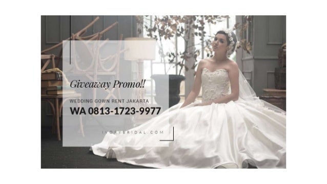 gaun bridal modern
