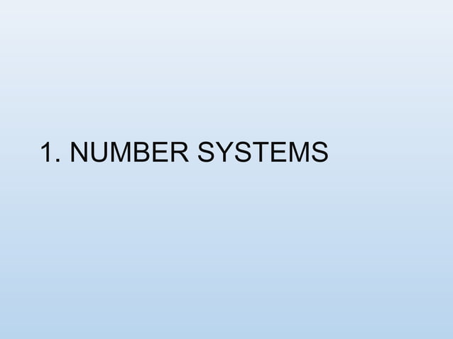 Computer Number System | PPT