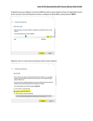 Exam 70-761 Querying Data with Transact-SQL: Ambiente parte 01 | PDF ...