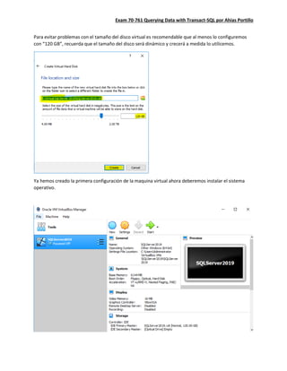 Exam 70-761 Querying Data with Transact-SQL: Ambiente parte 01 | PDF