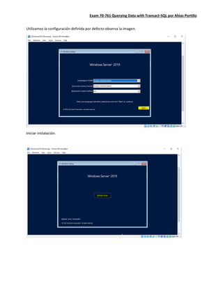 Exam 70-761 Querying Data with Transact-SQL: Ambiente parte 01 | PDF