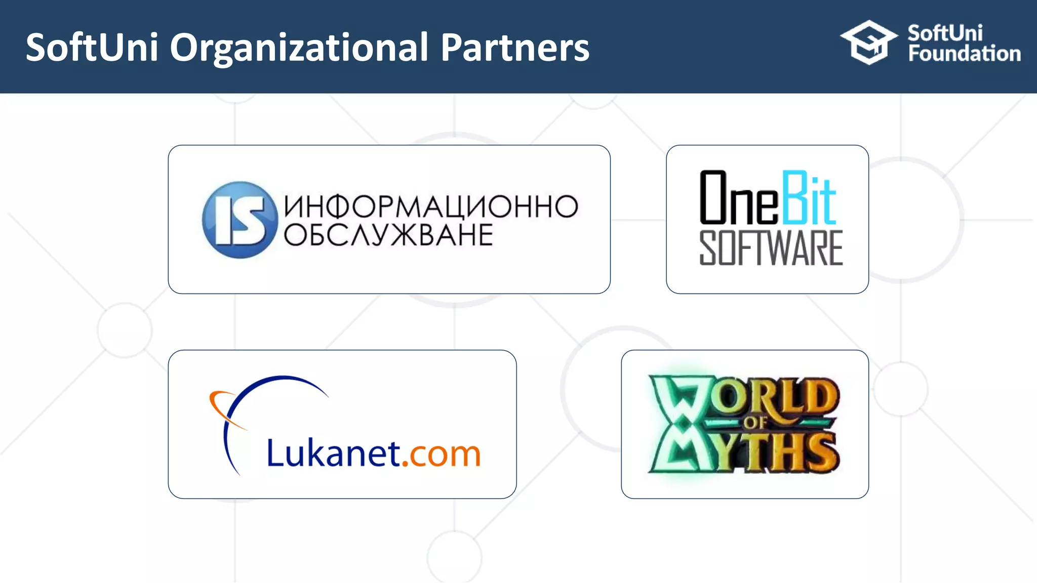 SoftUni Organizational Partners 