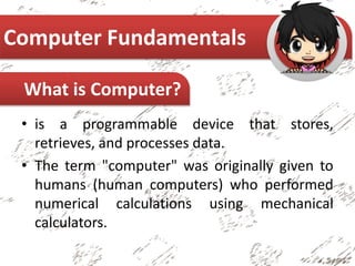 Computer fundamentals | PPT