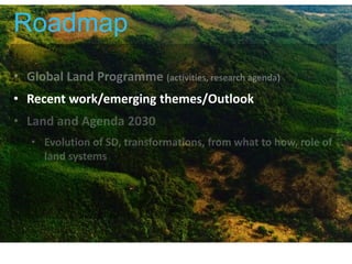 The Global Land Programme