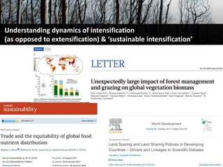 The Global Land Programme