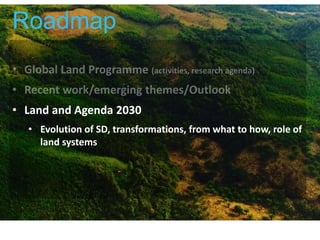 The Global Land Programme