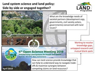 The Global Land Programme