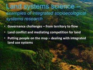 The Global Land Programme