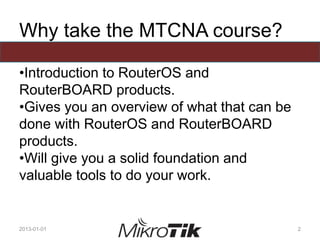 MTCNA認定デベロッパー