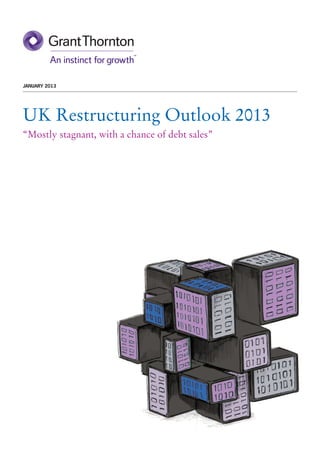 JANUARY 2013




UK Restructuring Outlook 2013
“Mostly stagnant, with a chance of debt sales”
 