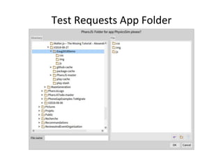 Test	Requests	App	Folder	
 