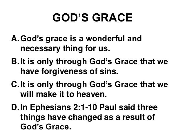 God S Grace God S Grace