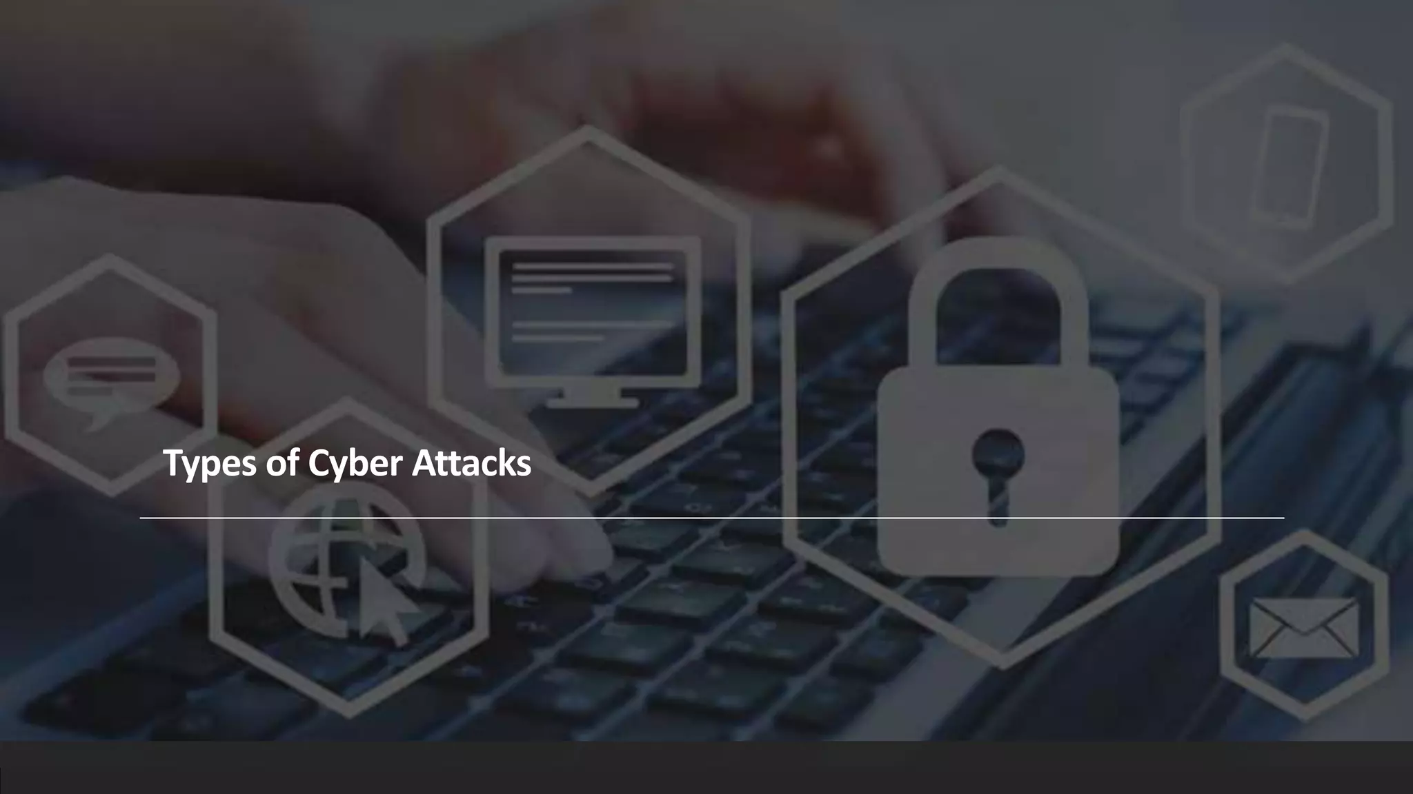 Types of Cyber Attacks
 