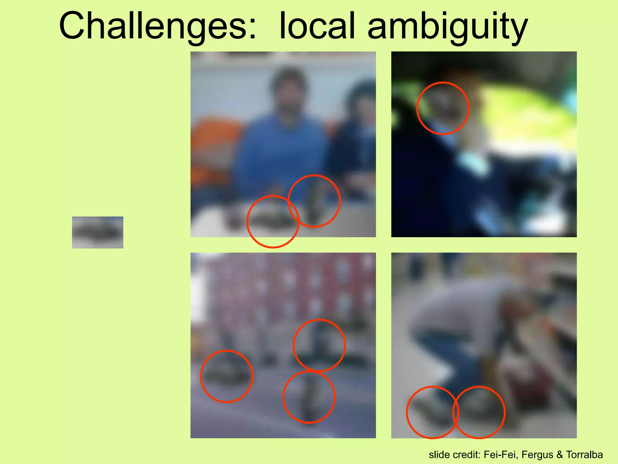 Challenges: local ambiguity
slide credit: Fei-Fei, Fergus & Torralba
 