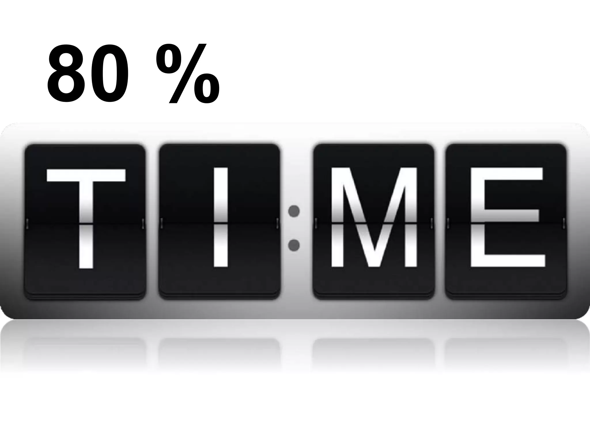 80 %
 