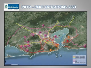 PDTU – REDE ESTRUTURAL 2021
 