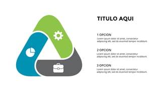 3 OPCION
2 OPCION
1 OPCION
TITULO AQUI
Lorem ipsum dolor sit amet, consectetur
adipiscing elit, sed do eiusmod tempor incididunt.
Lorem ipsum dolor sit amet, consectetur
adipiscing elit, sed do eiusmod tempor incididunt.
Lorem ipsum dolor sit amet, consectetur
adipiscing elit, sed do eiusmod tempor incididunt.
 