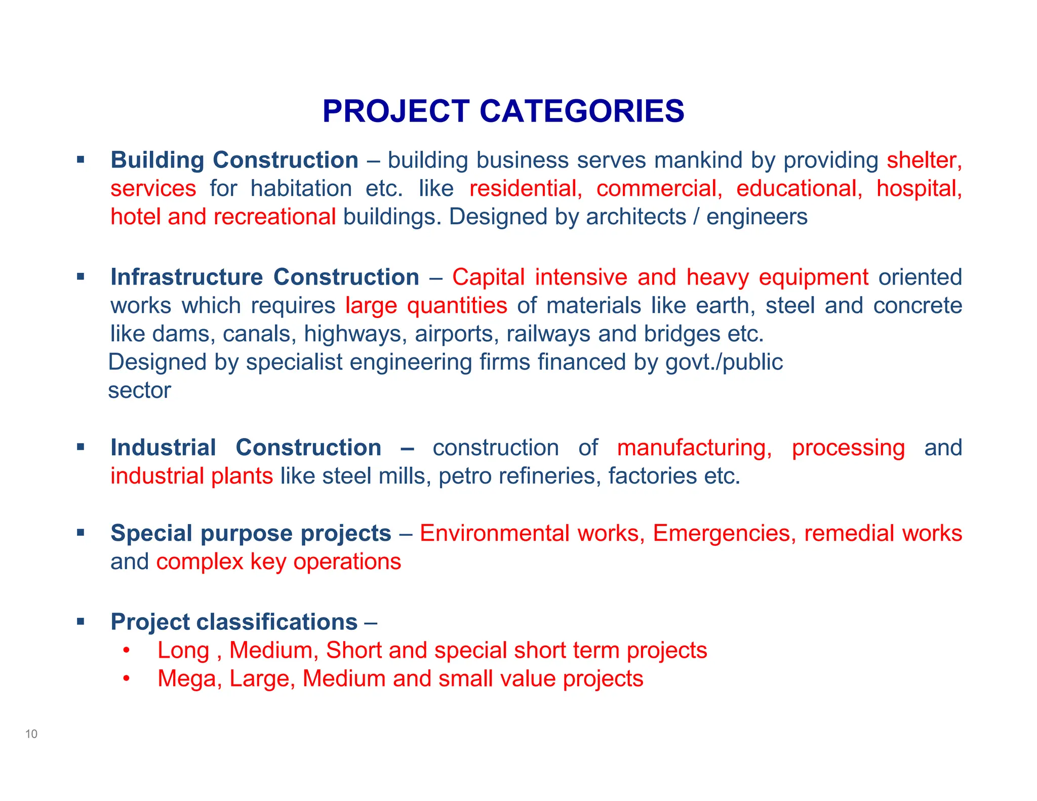 CONSTRUCTION PROJECT MANAGEMENT - INTRODUCTION | PPTX