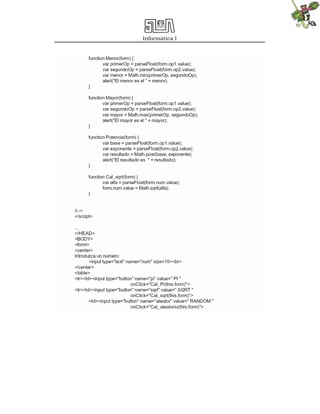 Informática I
 
