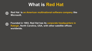 Introduction of Linux - Description of linux system, linux is operating ...