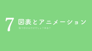 図表とアニメーション
7 貼り付けるだけでしょ？本当？
 