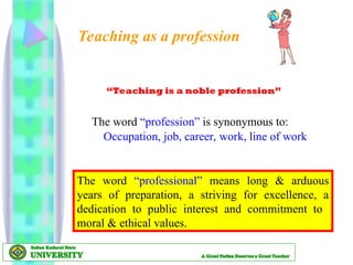 01.-The-Teaching-Profession-1 in Learners.ppt