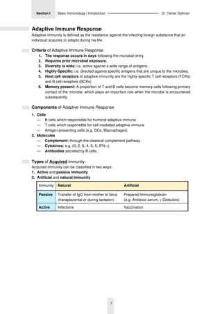01. Basic Immunology - Overview of The Immune System - 2024.pdf