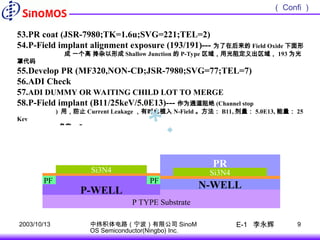 0[1].8um-5VCMOS-process-flow0[1].8um-5VCMOS-process-flow.ppt