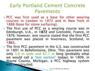Pcc Base Course Structural Design for Pavement Systems I | PDF