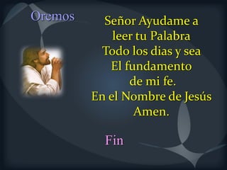 01. “La Biblia” CURSO BIBLICO LA FE DE JESÚS | PDF