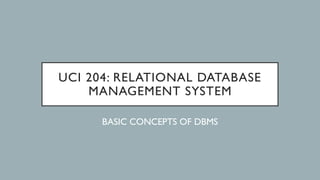 Comprehensive Introduction to Relational Database Management Systems ...