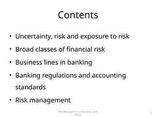 Comprehensive Overview of Risks and Risk Management in Banking | PPTX