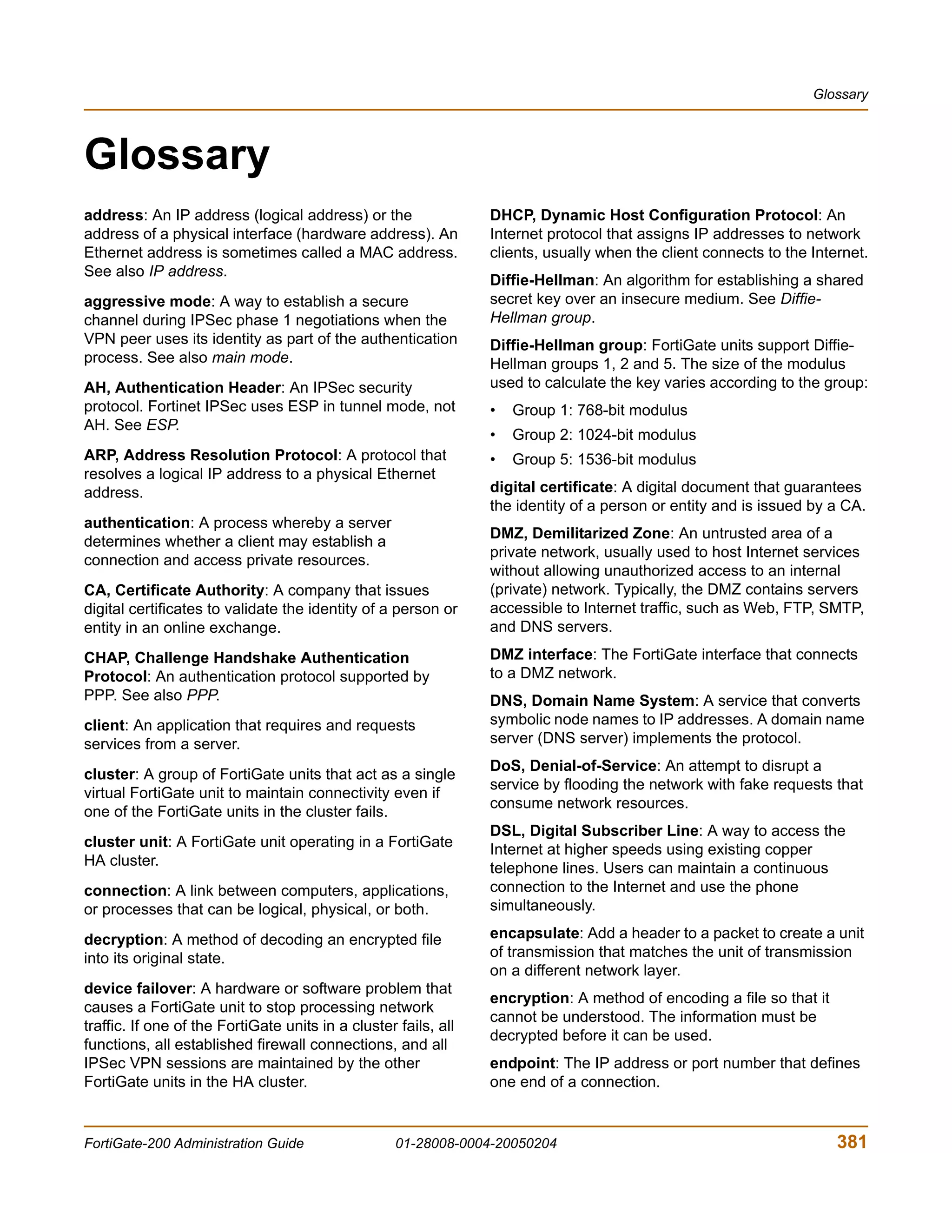 01 28008-0004-20050204 forti-gate-200_administration guide