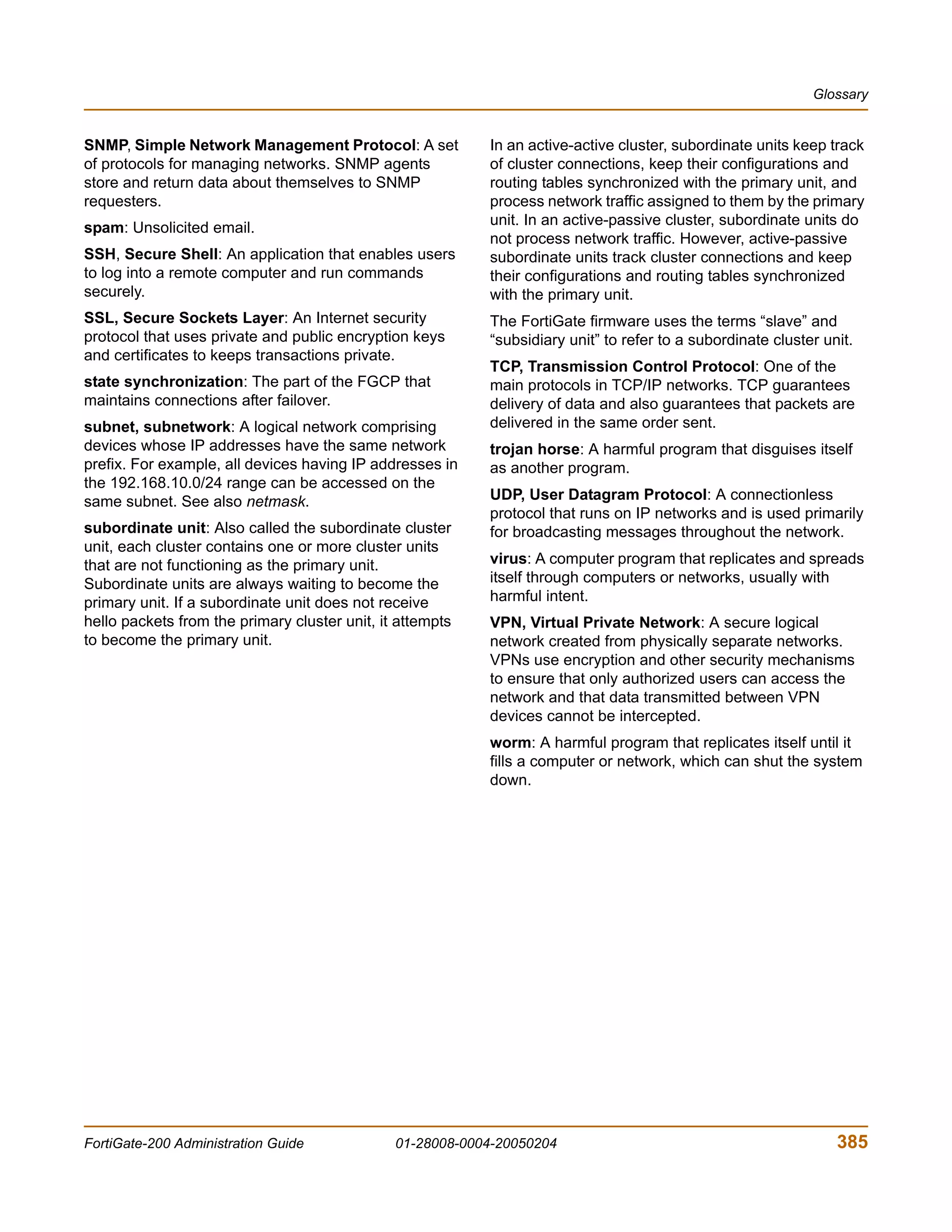 01 28008-0004-20050204 forti-gate-200_administration guide