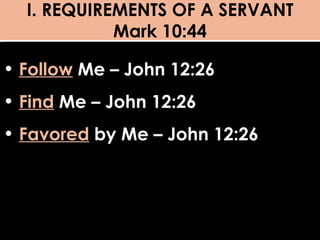 01 30-11 sermon -Christ the servant | PPT