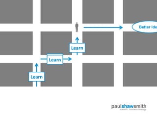 Better Ide




                Learn

        Learn
        Learn


Learn




                        paulshawsmith
                           scientific business strategy
 