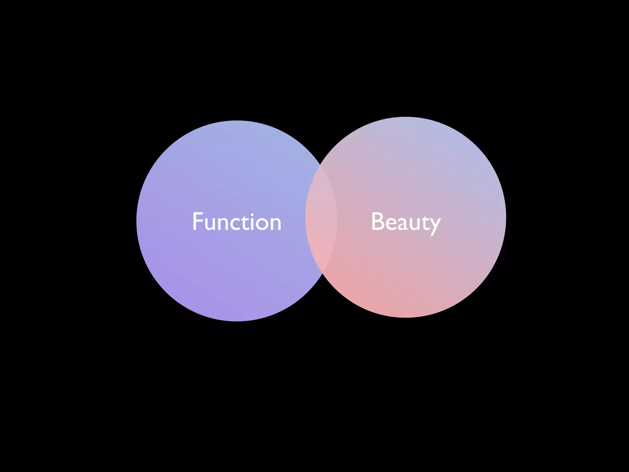 Function   Beauty
 