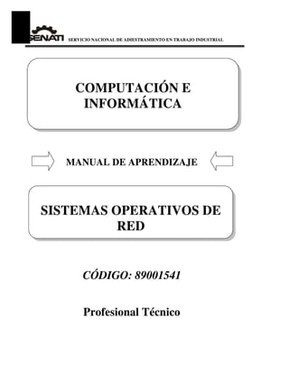 01 89001541 - sistema operativos de red