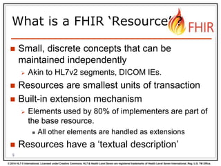 FHIR architecture overview for non-programmers by René Spronk Slide 9