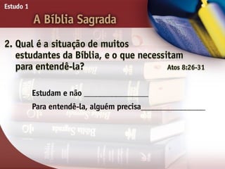 A Bíblia Sagrada - Ouvindo a Voz de Deus, Estudo Bíblico, Igreja Adventista