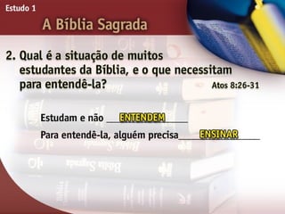 A Bíblia Sagrada - Ouvindo a Voz de Deus, Estudo Bíblico, Igreja Adventista